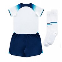 Camiseta Inglaterra Primera Equipación Replica Mundial 2022 para niños mangas cortas (+ Pantalones cortos)
